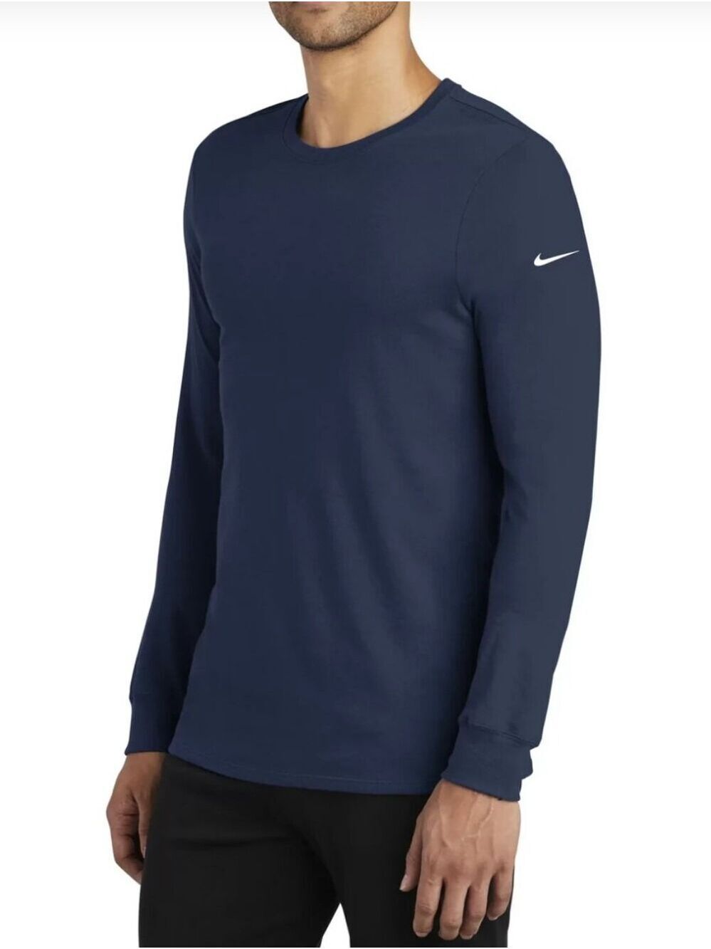 Nike Mens Cotton Long Sleeve Tonal Shirt XL